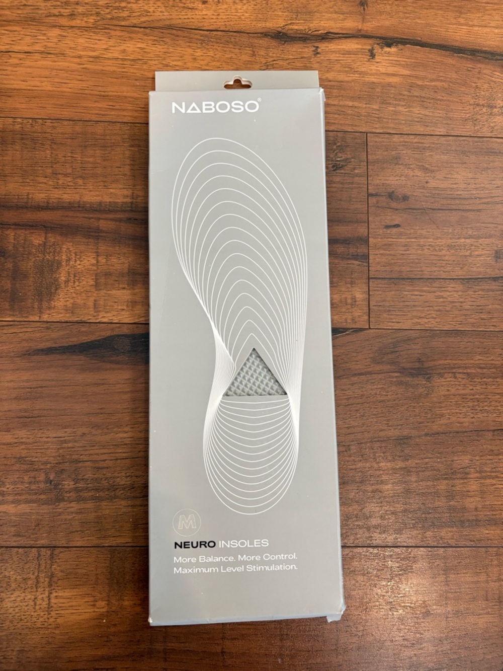 Naboso Neuro Insoles Shoe Inserts Size Medium Gray Balance Control